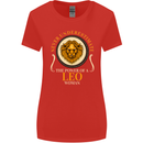 The Power of a Leo Woman Star Sign Womens Wider Cut T-Shirt Red