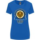 The Power of a Leo Woman Star Sign Womens Wider Cut T-Shirt Royal Blue