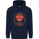 The Power of a Libra Woman Star Sign Childrens Kids Hoodie Navy Blue