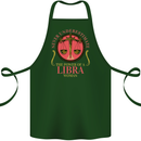 The Power of a Libra Woman Star Sign Cotton Apron 100% Organic Forest Green