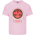 The Power of a Libra Woman Star Sign Kids T-Shirt Childrens Light Pink