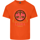 The Power of a Libra Woman Star Sign Kids T-Shirt Childrens Orange