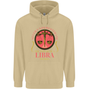 The Power of a Libra Woman Star Sign Mens 80% Cotton Hoodie Sand