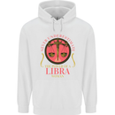 The Power of a Libra Woman Star Sign Mens 80% Cotton Hoodie White