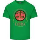 The Power of a Libra Woman Star Sign Mens Cotton T-Shirt Tee Top Irish Green