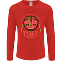 The Power of a Libra Woman Star Sign Mens Long Sleeve T-Shirt Red