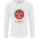 The Power of a Libra Woman Star Sign Mens Long Sleeve T-Shirt White