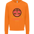 The Power of a Libra Woman Star Sign Mens Sweatshirt Jumper Orange