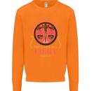 The Power of a Libra Woman Star Sign Mens Sweatshirt Jumper Orange