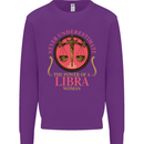 The Power of a Libra Woman Star Sign Mens Sweatshirt Jumper Purple