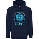 The Power of a Pisces Woman Star Sign Childrens Kids Hoodie Navy Blue