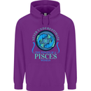 The Power of a Pisces Woman Star Sign Childrens Kids Hoodie Purple