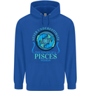 The Power of a Pisces Woman Star Sign Childrens Kids Hoodie Royal Blue