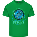 The Power of a Pisces Woman Star Sign Kids T-Shirt Childrens Irish Green
