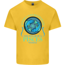 The Power of a Pisces Woman Star Sign Kids T-Shirt Childrens Yellow