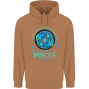The Power of a Pisces Woman Star Sign Mens 80% Cotton Hoodie Caramel Latte