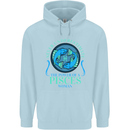 The Power of a Pisces Woman Star Sign Mens 80% Cotton Hoodie Light Blue