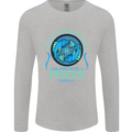 The Power of a Pisces Woman Star Sign Mens Long Sleeve T-Shirt Sports Grey