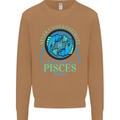 The Power of a Pisces Woman Star Sign Mens Sweatshirt Jumper Caramel Latte
