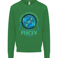 The Power of a Pisces Woman Star Sign Mens Sweatshirt Jumper Irish Green