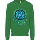 The Power of a Pisces Woman Star Sign Mens Sweatshirt Jumper Irish Green