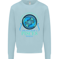 The Power of a Pisces Woman Star Sign Mens Sweatshirt Jumper Light Blue