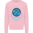 The Power of a Pisces Woman Star Sign Mens Sweatshirt Jumper Light Pink