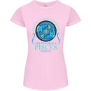 The Power of a Pisces Woman Star Sign Womens Petite Cut T-Shirt Light Pink