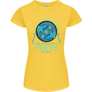 The Power of a Pisces Woman Star Sign Womens Petite Cut T-Shirt Yellow