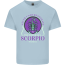 The Power of a Scorpio Woman Star Sign Kids T-Shirt Childrens Light Blue