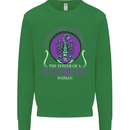 The Power of a Scorpio Woman Star Sign Mens Sweatshirt Jumper Irish Green