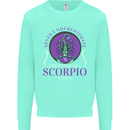 The Power of a Scorpio Woman Star Sign Mens Sweatshirt Jumper Peppermint