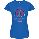 The Power of a Scorpio Woman Star Sign Womens Petite Cut T-Shirt Royal Blue