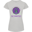 The Power of a Scorpio Woman Star Sign Womens Petite Cut T-Shirt Sports Grey