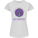 The Power of a Scorpio Woman Star Sign Womens Petite Cut T-Shirt White