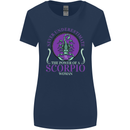 The Power of a Scorpio Woman Star Sign Womens Wider Cut T-Shirt Navy Blue