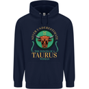 The Power of a Taurus Woman Star Sign Childrens Kids Hoodie Navy Blue