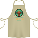 The Power of a Taurus Woman Star Sign Cotton Apron 100% Organic Khaki