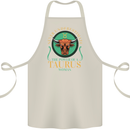 The Power of a Taurus Woman Star Sign Cotton Apron 100% Organic Natural