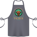 The Power of a Taurus Woman Star Sign Cotton Apron 100% Organic Steel