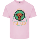 The Power of a Taurus Woman Star Sign Kids T-Shirt Childrens Light Pink