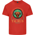 The Power of a Taurus Woman Star Sign Kids T-Shirt Childrens Red