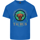 The Power of a Taurus Woman Star Sign Kids T-Shirt Childrens Royal Blue
