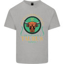 The Power of a Taurus Woman Star Sign Kids T-Shirt Childrens Sports Grey