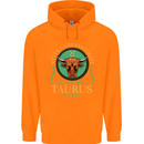The Power of a Taurus Woman Star Sign Mens 80% Cotton Hoodie Orange