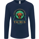 The Power of a Taurus Woman Star Sign Mens Long Sleeve T-Shirt Navy Blue