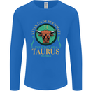 The Power of a Taurus Woman Star Sign Mens Long Sleeve T-Shirt Royal Blue