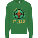 The Power of a Taurus Woman Star Sign Mens Sweatshirt Jumper Irish Green