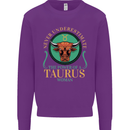 The Power of a Taurus Woman Star Sign Mens Sweatshirt Jumper Purple