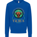 The Power of a Taurus Woman Star Sign Mens Sweatshirt Jumper Royal Blue